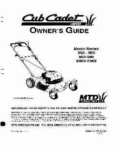 Cub Cadet Lawn Mower 950-959-page_pdf